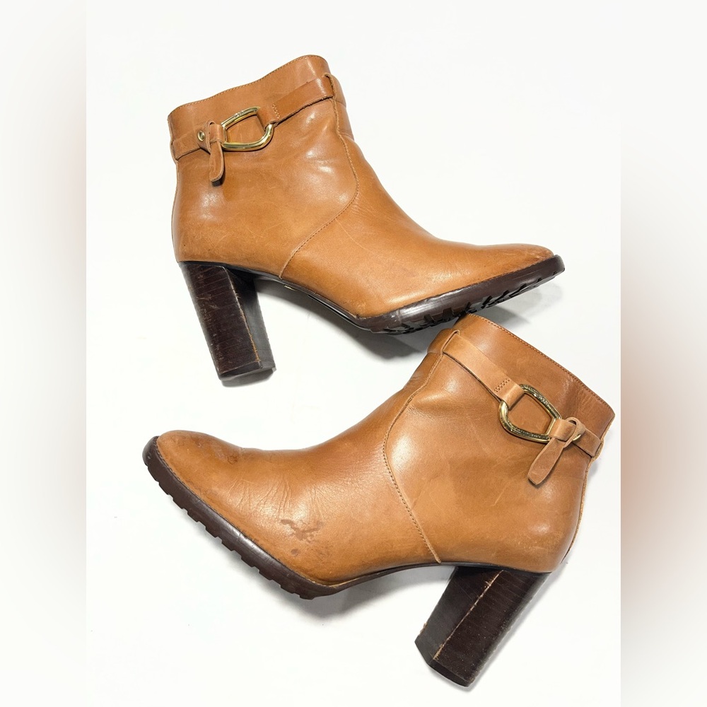 LAUREN RALPH LAUREN LALETTA HEELED ANKLE BOOT